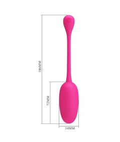 PRETTY LOVE - KNUCKER HUEVO VIBRADOR RECARGABLE ROSA