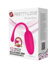 PRETTY LOVE - KNUCKER HUEVO VIBRADOR RECARGABLE ROSA