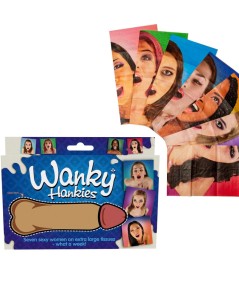 SPENCER & FLEETWOOD - WANKY HANKIES 7 PAÑUELOS EXTRA GRANDES MUJERES