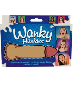 SPENCER & FLEETWOOD - WANKY HANKIES 7 PAÑUELOS EXTRA GRANDES MUJERES