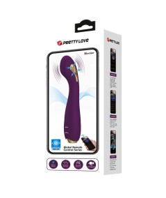 PRETTY LOVE - HECTOR VIBRADOR ELECTROSHOCK POR CONTROL POR APP LILA