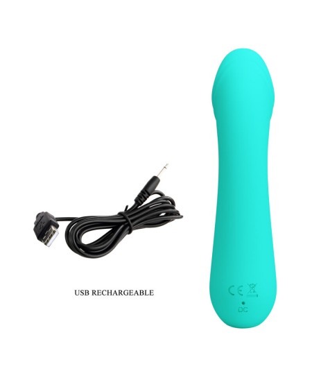 PRETTY LOVE - CETUS VIBRADOR RECARGABLE VERDE AGUA