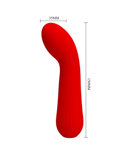 PRETTY LOVE - FAUN VIBRADOR RECARGABLE ROJO