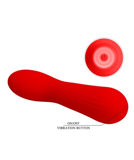 PRETTY LOVE - FAUN VIBRADOR RECARGABLE ROJO