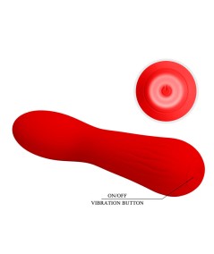 PRETTY LOVE - FAUN VIBRADOR RECARGABLE ROJO