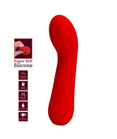 PRETTY LOVE - FAUN VIBRADOR RECARGABLE ROJO