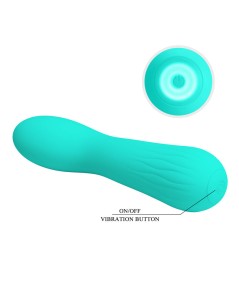 PRETTY LOVE - FAUN VIBRADOR RECARGABLE VERDE AGUA