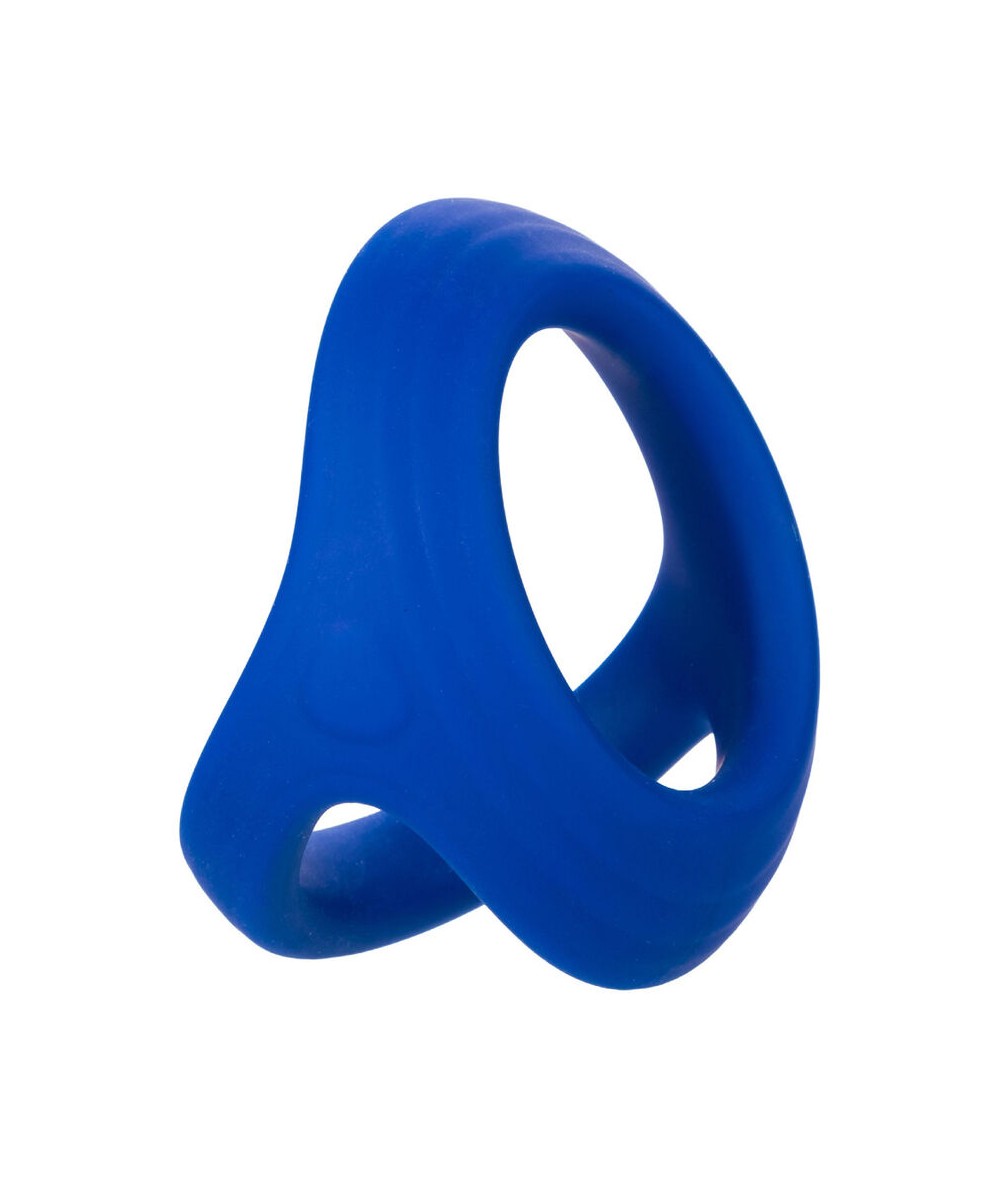 ADMIRAL - COCK BALL DOBLE ANILLO AZUL