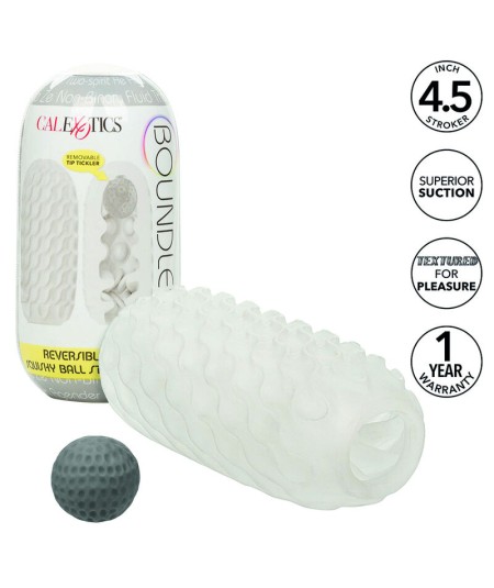 CALIFORNIA EXOTICS - BOUNDLESS STROKER BLANDO REVERSIBLE GRIS