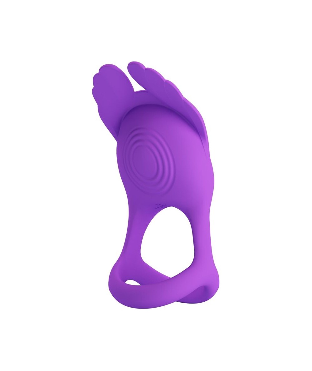 PRETTY LOVE - ANILLO VIBRADOR SILAS 7 VIBRACIONES SILICONA LILA