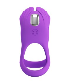 PRETTY LOVE - ANILLO VIBRADOR SILAS 7 VIBRACIONES SILICONA LILA