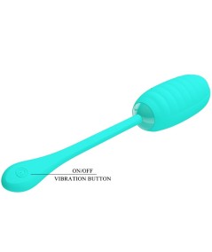 PRETTY LOVE - KIRK HUEVO VIBRADOR RECARGABLE VERDE AGUA