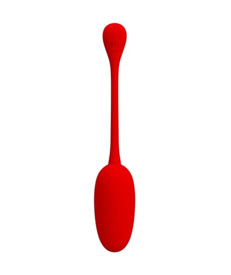 PRETTY LOVE - KNUCKER HUEVO VIBRADOR RECARGABLE ROJO