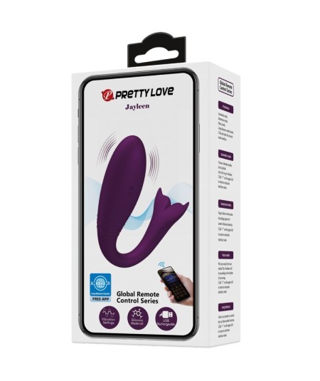 PRETTY LOVE - JAYLEEN VIBRADOR APP CONTROL REMOTO LILA