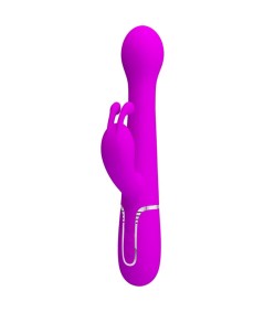 PRETTY LOVE - DEJON VIBRADOR RABBIT 3 EN 1 MULTIFUNCIÓN VIOLETA