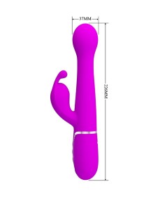 PRETTY LOVE - DEJON VIBRADOR RABBIT 3 EN 1 MULTIFUNCIÓN VIOLETA