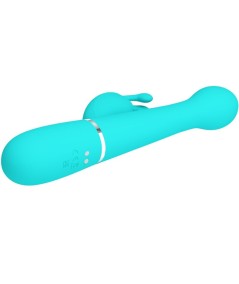 PRETTY LOVE - DEJON VIBRADOR RABBIT 3 EN 1 MULTIFUNCIÓN VERDE AGUA