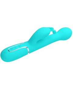 PRETTY LOVE - DEJON VIBRADOR RABBIT 3 EN 1 MULTIFUNCIÓN VERDE AGUA