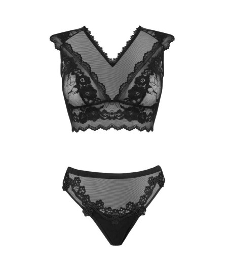 LIVCO CORSETTI FASHION - TIMOSAN LC 90631 SUJETADOR + PANTY NEGRO S/M