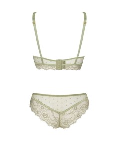 LIVCO CORSETTI FASHION - PINE LC 90667 SUJETADOR + PANTY KHAKI S/M