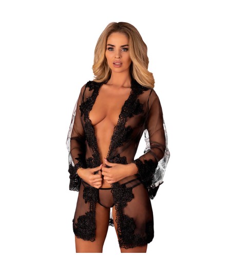 LIVCO CORSETTI FASHION - HERINA LC XG056 BATA + PANTY NEGRO TALLA ÚNICA