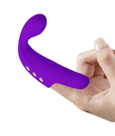 PRETTY LOVE - GORGON VIBRADOR DE DEDO RECARGABLE MORADO