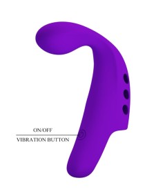 PRETTY LOVE - GORGON VIBRADOR DE DEDO RECARGABLE MORADO