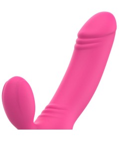 OHMAMA - BIX VIBRADOR DOBLE ESTIMULACIÓN XMAS EDITION ROSA