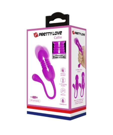 PRETTY LOVE - CALLIE HUEVO VIBRADOR RECARGABLE MORADO