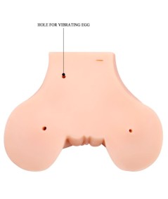 CRAZY BULL - VAGINA Y ANO CON MALLA REALISTA CON VIBRACION