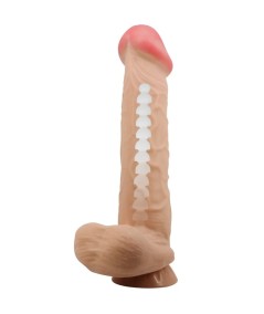 PRETTY LOVE - SLIDING SKIN SERIES DILDO REALÍSTICO CON VENTOSA PIEL DESLIZANTE 26 CM