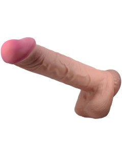 PRETTY LOVE - SLIDING SKIN SERIES DILDO REALÍSTICO CON VENTOSA PIEL DESLIZANTE MORENO 26 CM