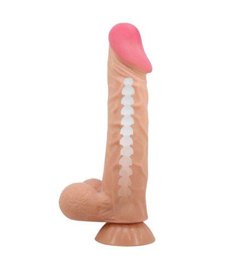 PRETTY LOVE - SLIDING SKIN SERIES DILDO REALÍSTICO CON VENTOSA PIEL DESLIZANTE 24 CM