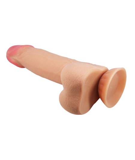 PRETTY LOVE - SLIDING SKIN SERIES DILDO REALÍSTICO CON VENTOSA PIEL DESLIZANTE 21.8 CM