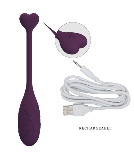 PRETTY LOVE - FISHERMAN HUEVO VIBRADOR LILA CONTROLADO POR APP