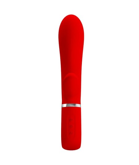 PRETTY LOVE - THOMAS VIBRADOR PUNTO G MULTIFUNCIÓN ROJO