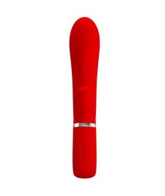 PRETTY LOVE - THOMAS VIBRADOR PUNTO G MULTIFUNCIÓN ROJO