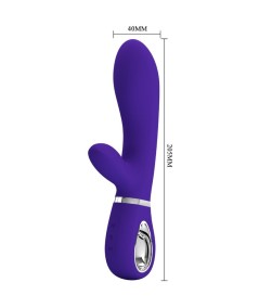 PRETTY LOVE - THOMAS VIBRADOR PUNTO G MULTIFUNCIÓN VIOLETA