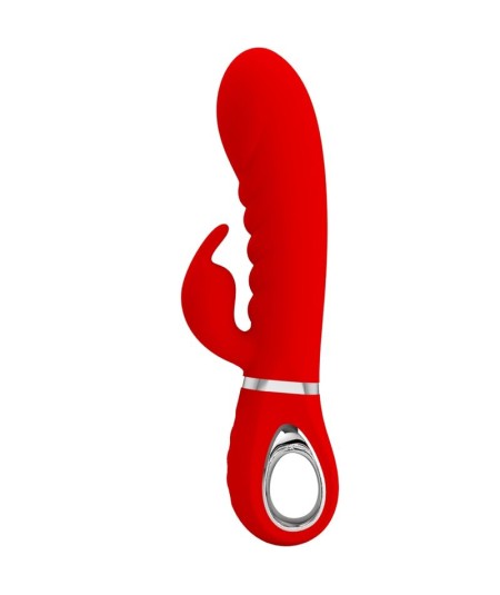 PRETTY LOVE - PRESCOTT VIBRADOR PUNTO G MULTIFUNCIÓN ROJO