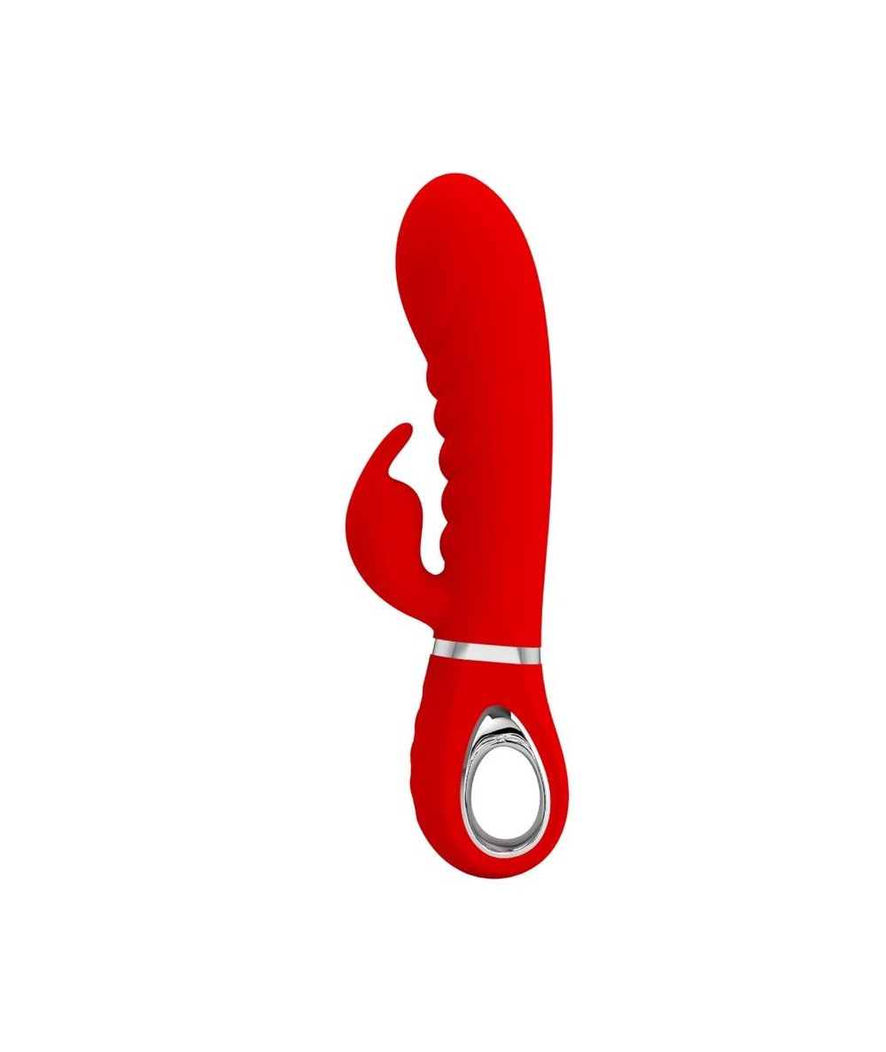 PRETTY LOVE - PRESCOTT VIBRADOR PUNTO G MULTIFUNCIÓN ROJO