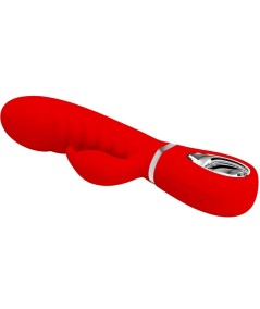 PRETTY LOVE - PRESCOTT VIBRADOR PUNTO G MULTIFUNCIÓN ROJO