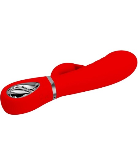 PRETTY LOVE - PRESCOTT VIBRADOR PUNTO G MULTIFUNCIÓN ROJO