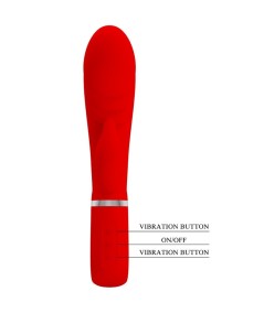 PRETTY LOVE - PRESCOTT VIBRADOR PUNTO G MULTIFUNCIÓN ROJO