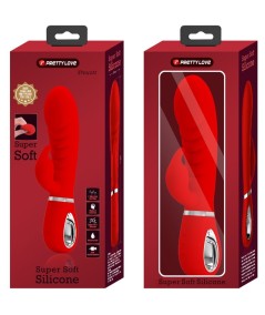 PRETTY LOVE - PRESCOTT VIBRADOR PUNTO G MULTIFUNCIÓN ROJO