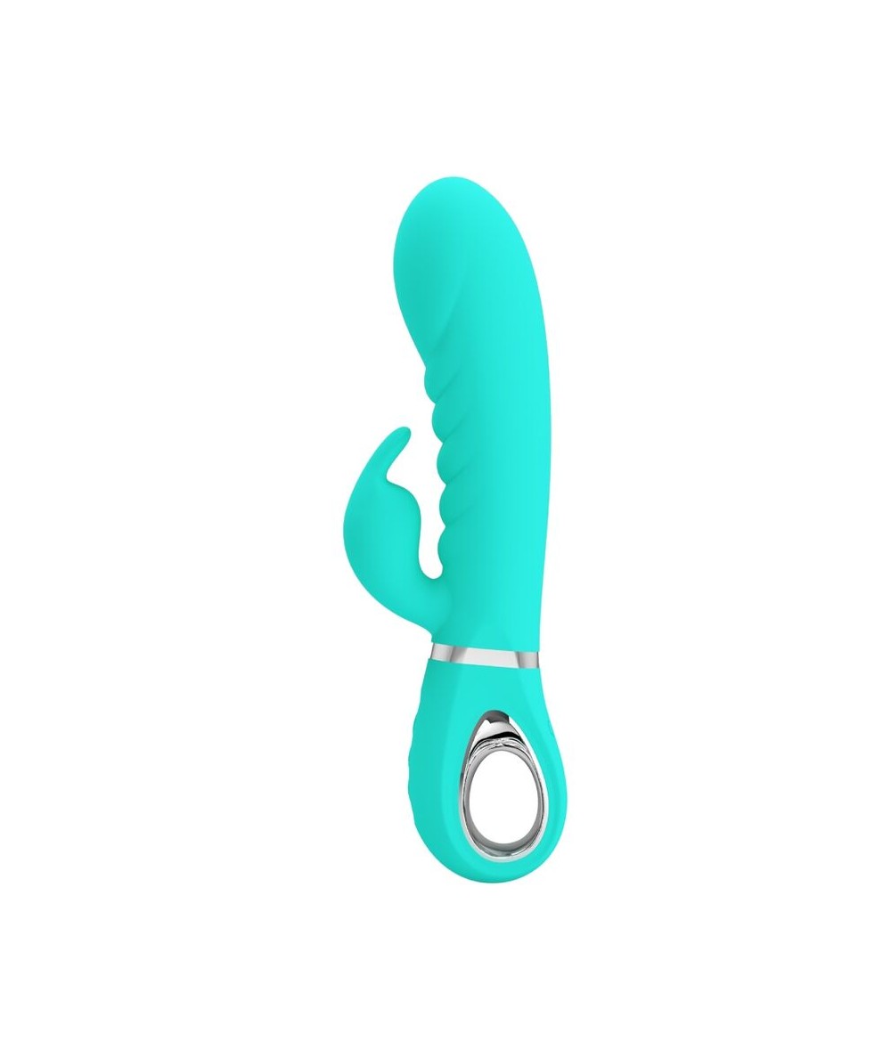 PRETTY LOVE - PRESCOTT VIBRADOR PUNTO G MULTIFUNCIÓN VERDE AGUA