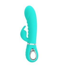 PRETTY LOVE - PRESCOTT VIBRADOR PUNTO G MULTIFUNCIÓN VERDE AGUA