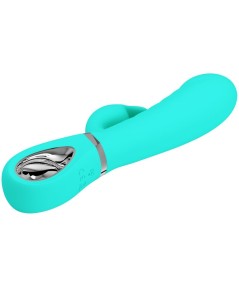 PRETTY LOVE - PRESCOTT VIBRADOR PUNTO G MULTIFUNCIÓN VERDE AGUA