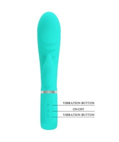 PRETTY LOVE - PRESCOTT VIBRADOR PUNTO G MULTIFUNCIÓN VERDE AGUA