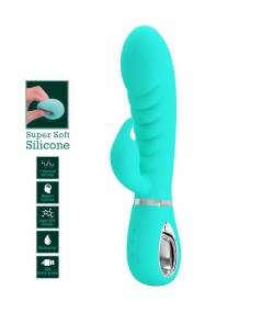 PRETTY LOVE - PRESCOTT VIBRADOR PUNTO G MULTIFUNCIÓN VERDE AGUA