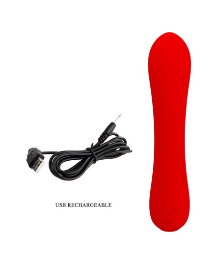 PRETTY LOVE - PRESCOTT VIBRADOR RECARGABLE ROJO